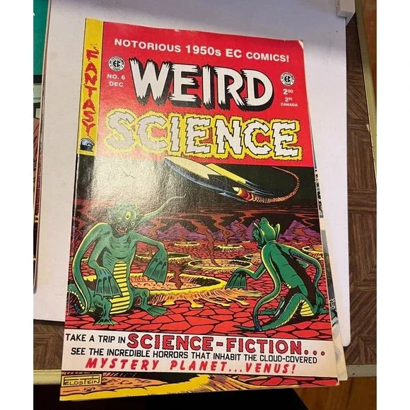 6 WEIRD Science & SHOCK EC Comics 1950's Reprints Gladstone 1993 - Picture 4 of 7